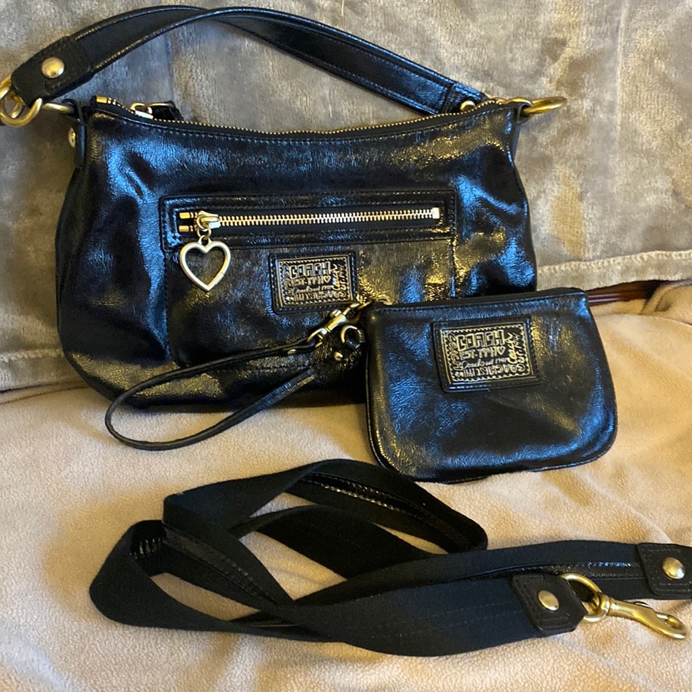 COACH BLACK DAISY POPPY COACH BUNDLE